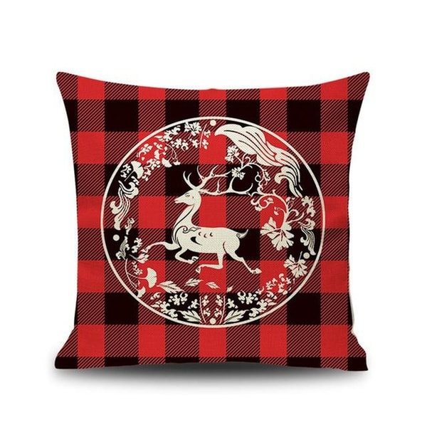 Merry Christmas Printed Throw Pillow Case 45x45cm 20991024-184