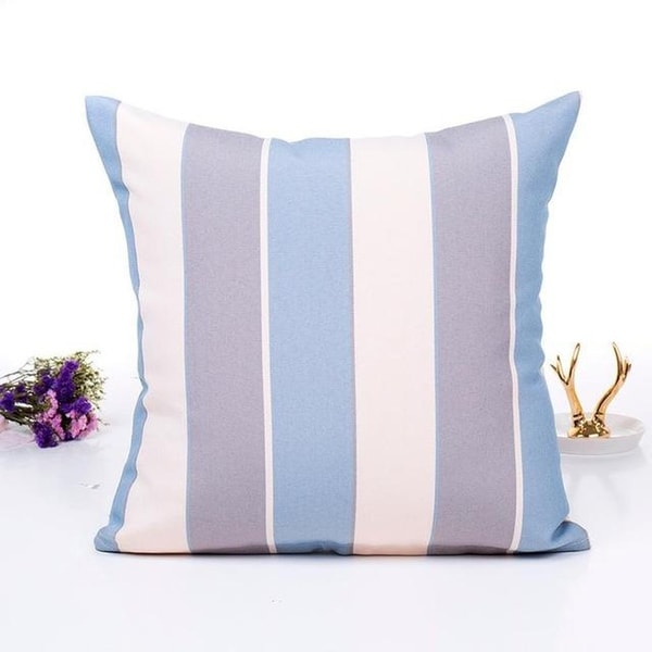 Flax Pillow Sofa Waist Throw Cushion Cover Home Décor 21296330-219
