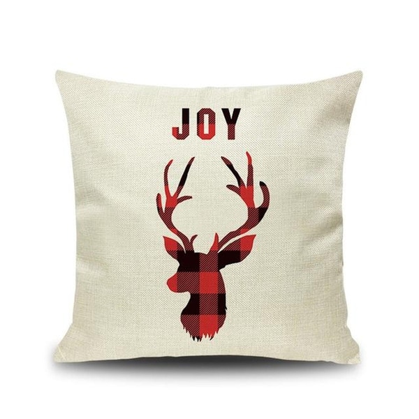Merry Christmas Printed Throw Pillow Case 45x45cm 20991024-182
