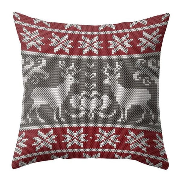 Merry Christmas Throw Pillow Case Elk pattern 21297552-339