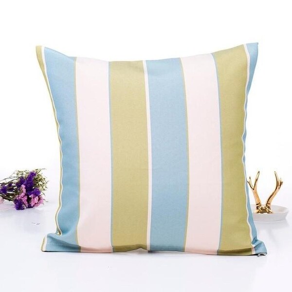 Flax Pillow Sofa Waist Throw Cushion Cover Home Décor 21296330-218