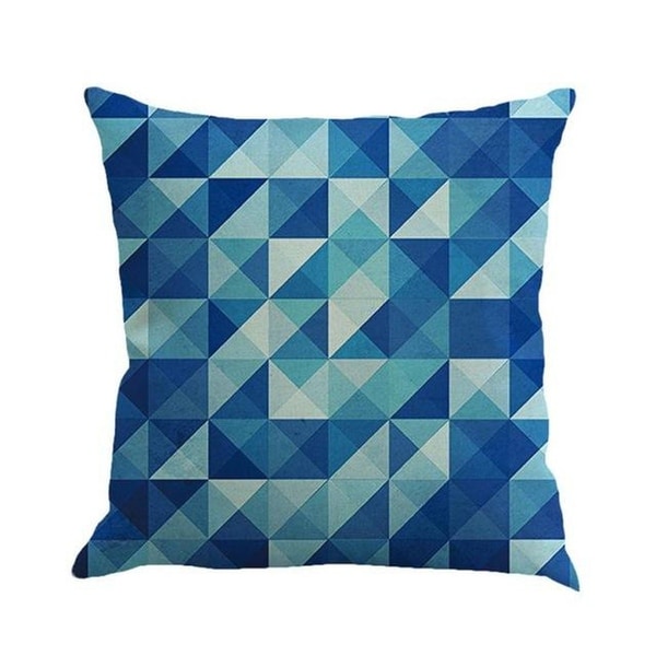 Geometric cushion cover patch Paint Linen Cushion cover 15307058-113