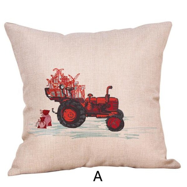 Merry Christmas Throw Pillow Case Vehicle Pillows Cover 19447158-134