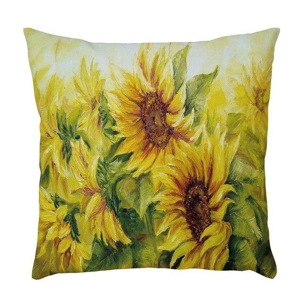 Shop Sunflower Printed Throw Pillow Case Pillows Cover 21297830-381 ...