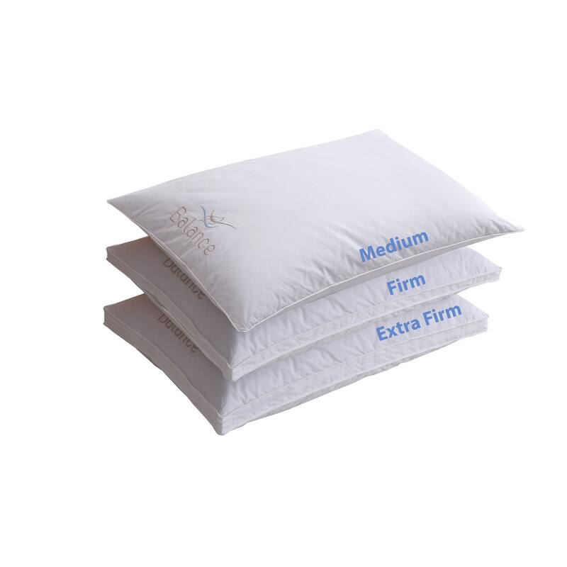St. James Home Balance, Nano Surround with Pebbled Foam Core Pillow - White