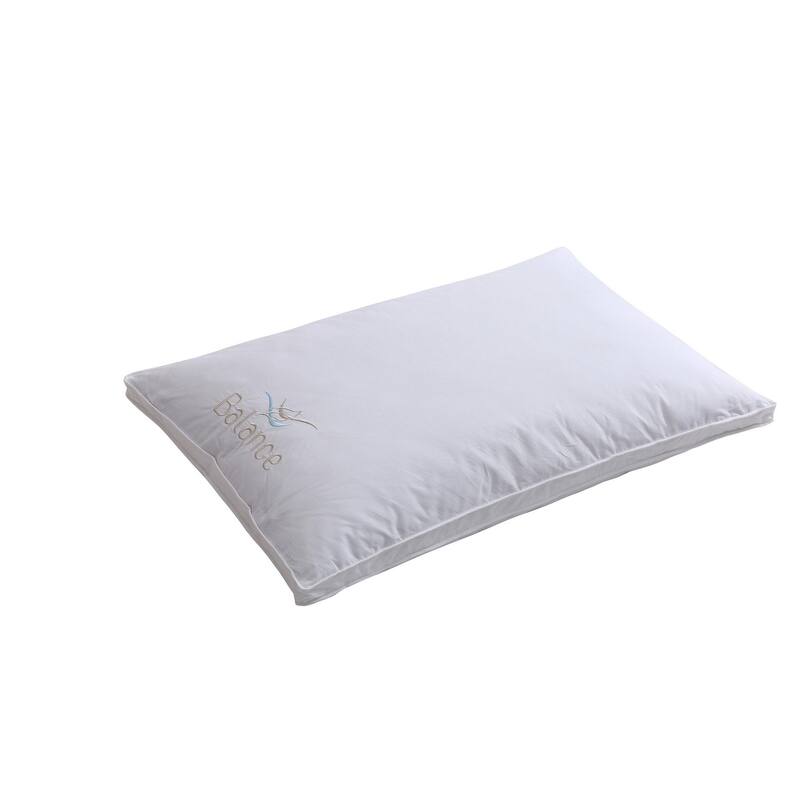 St. James Home Balance, Nano Surround with Pebbled Foam Core Pillow - White