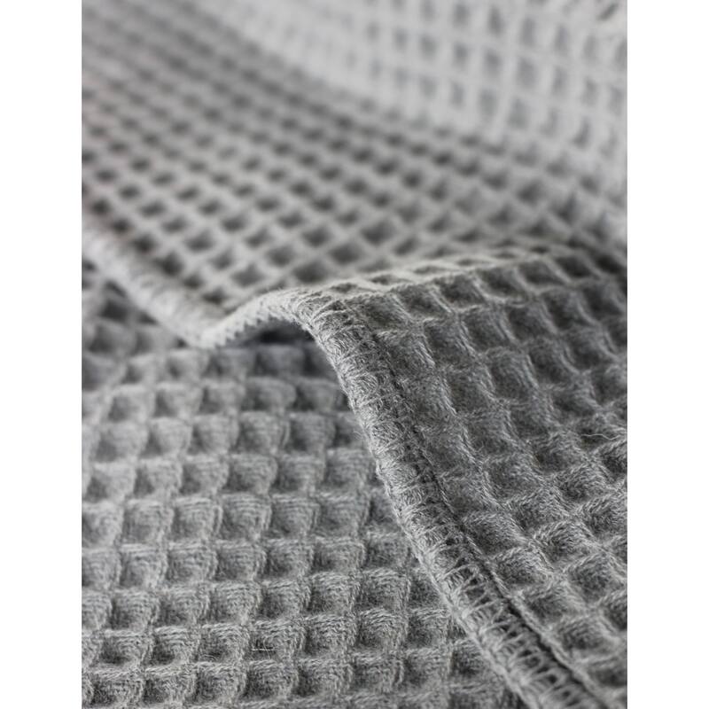 The Gray Barn Tule Waffle Wool Throw