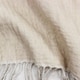 preview thumbnail 4 of 2, 100% Merino Wool Collection Natural and Linen Reversible Throws