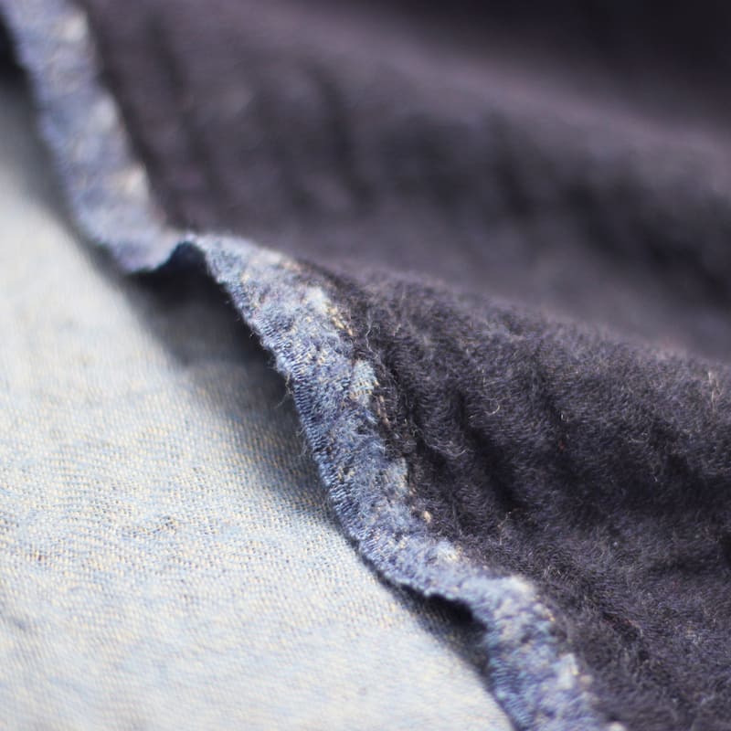 100% Merino Wool Collection Navy and Blue Reversible Throws