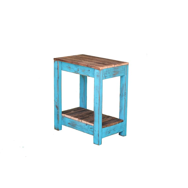 Combo End Table - Blue