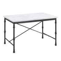 Carbon Loft Ivan Faux Marble Dining Table