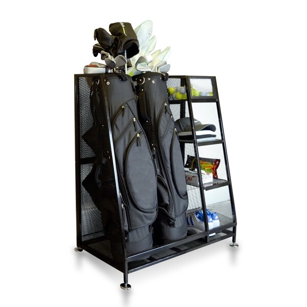 Milliard Golf Organizer - Extra Large Size - Fit 2 Golf Bags and Other Golfing Equipment This Handy Storage Rack