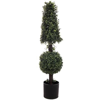 Regency 38" Boxwood Ball Cone Topiary