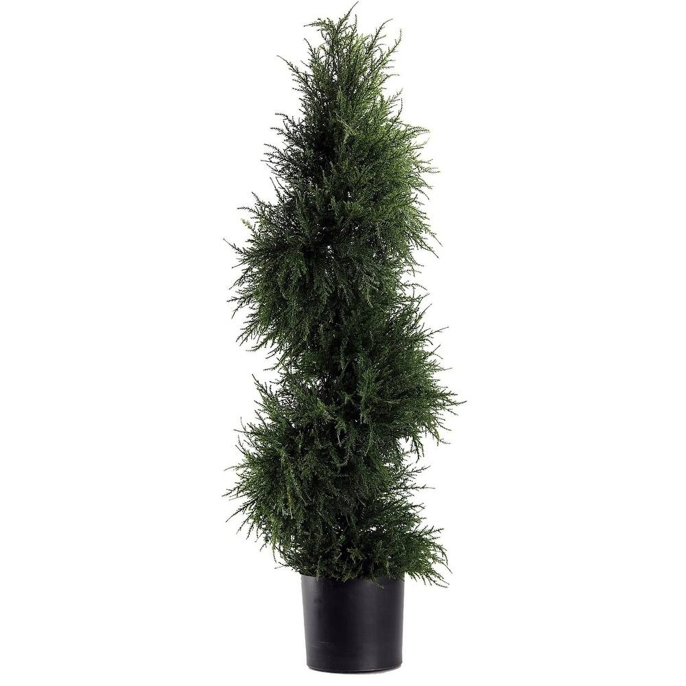 Regency 43" Artificial Spiral Cedar Topiary