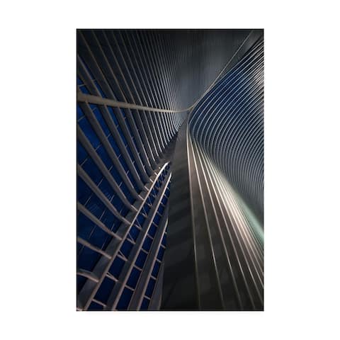 Jef Van Den 'Calatrava Lines at The Blue Hour' Canvas Art