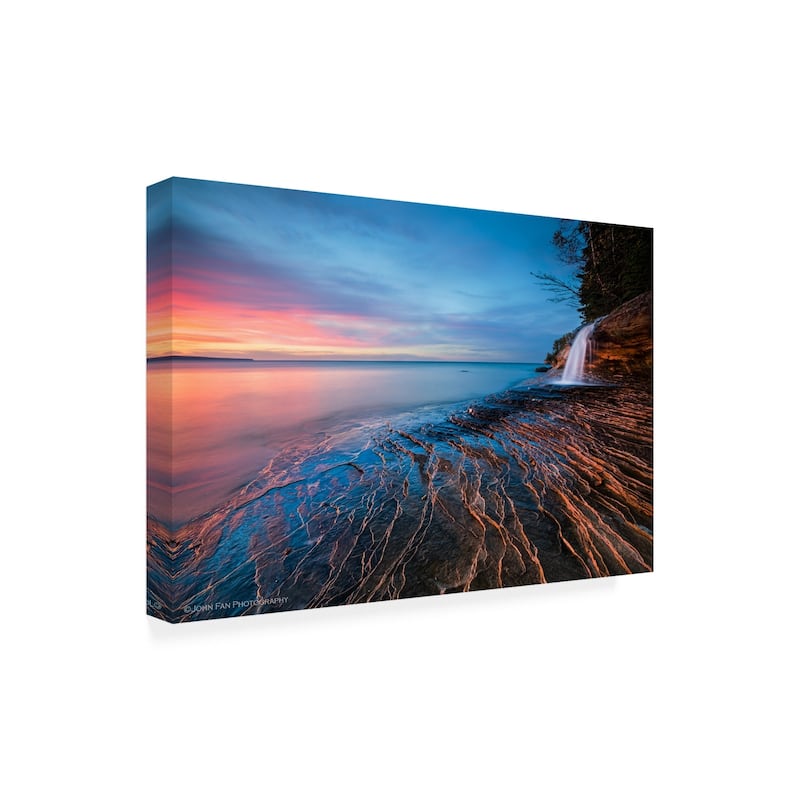 John Fan 'Symphony Of Sunset' Canvas Art