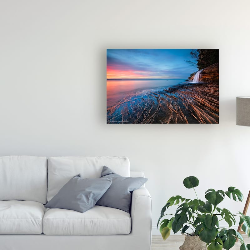 John Fan 'Symphony Of Sunset' Canvas Art