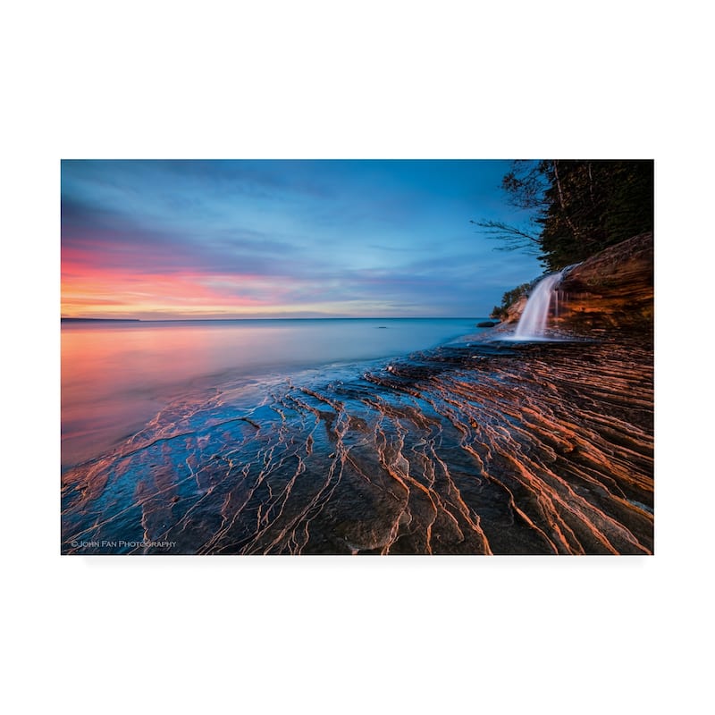 John Fan 'Symphony Of Sunset' Canvas Art - 16x24