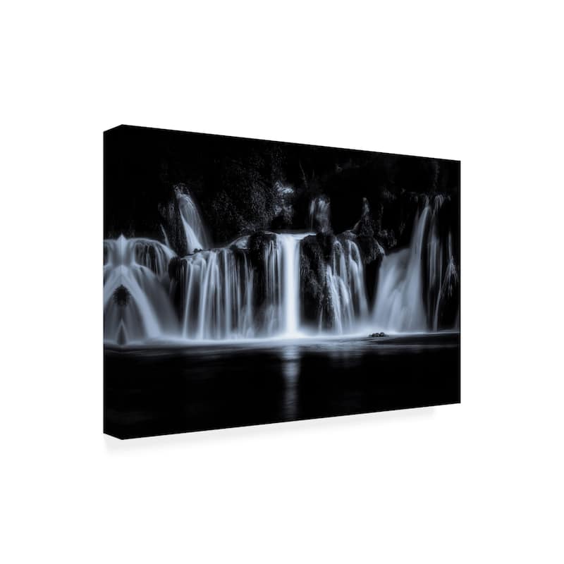 Marc Huybrighs 'White Water Fall' Canvas Art