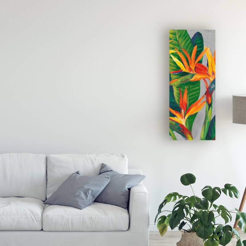 Porch & Den Tim Otoole 'Bird of Paradise Triptych II' Canvas Art