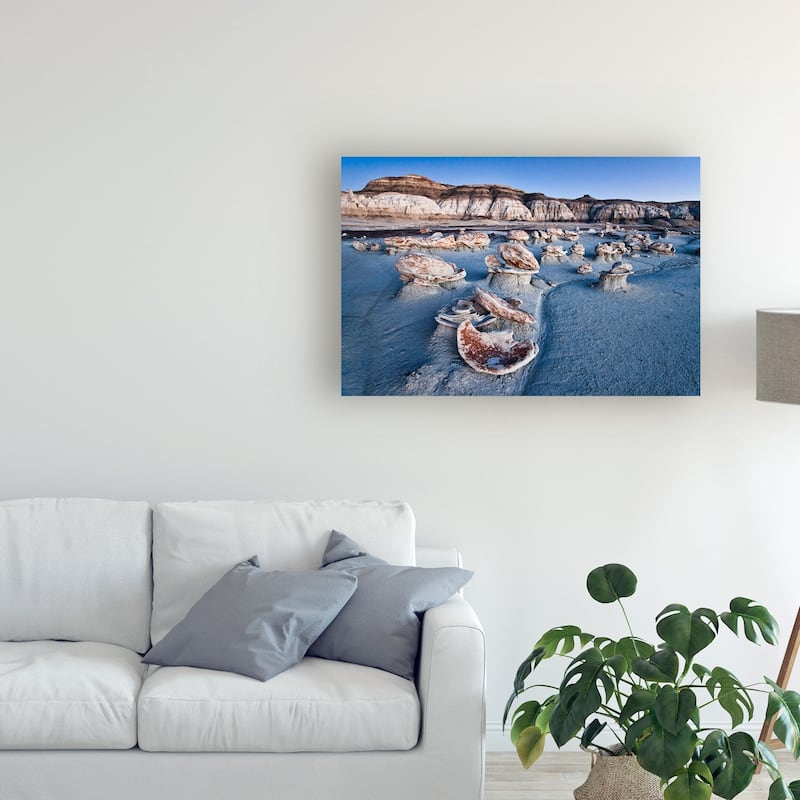 John Fan 'Bisti Blue' Canvas Art