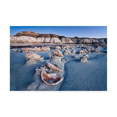 John Fan 'Bisti Blue' Canvas Art