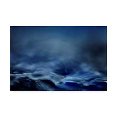 Willy Marthinussen 'Blue Fantasy' Canvas Art