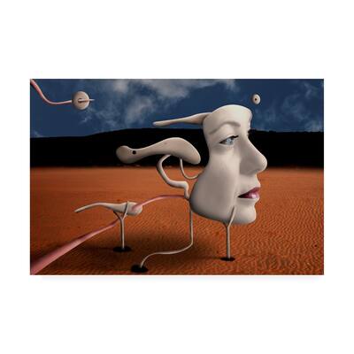 Alessandro Petrini 'A Tribute to Salvador Dali' Canvas Art