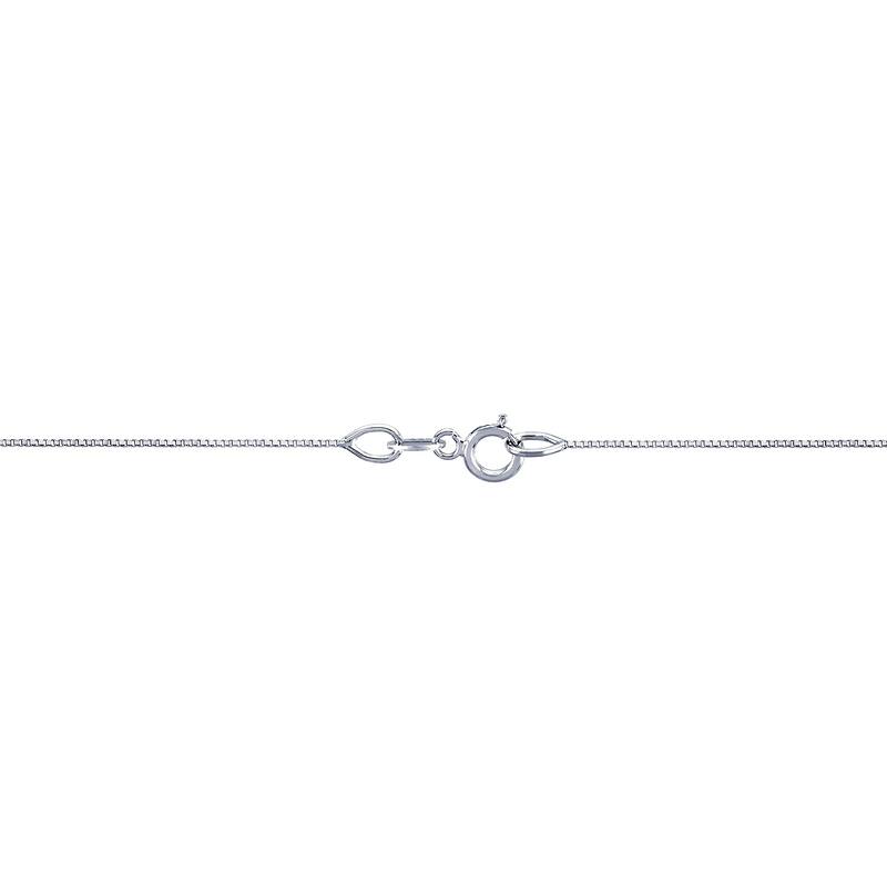 Auriya 1/5cttw Accent Diamond Circle Fashion Necklace Sterling Silver (H-I, I1-I2)