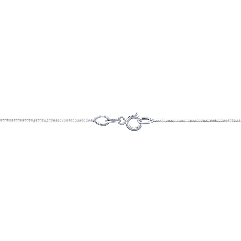 Auriya 1/4cttw Accent Diamond Circle Fashion Necklace Sterling Silver (H-I, I1-I2)