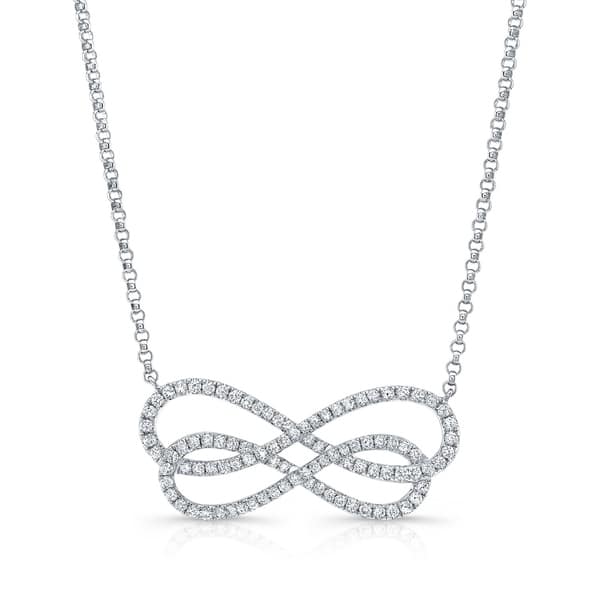 Infinity Necklace 14Kt Gold Infinity Necklace 18 Inches Infinity Necklace 14Kt Gold Infinity Necklace 18 Inches