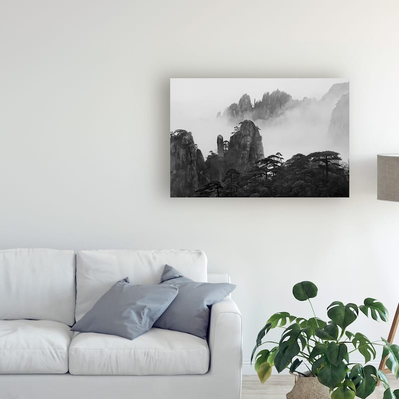 Yan Zhang 'Huangshan' Canvas Art