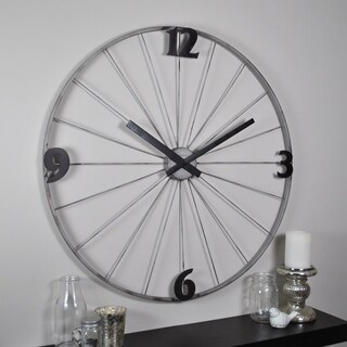 Bicycle Wheel Wall Clock FirsTime /& Co Iron 20
