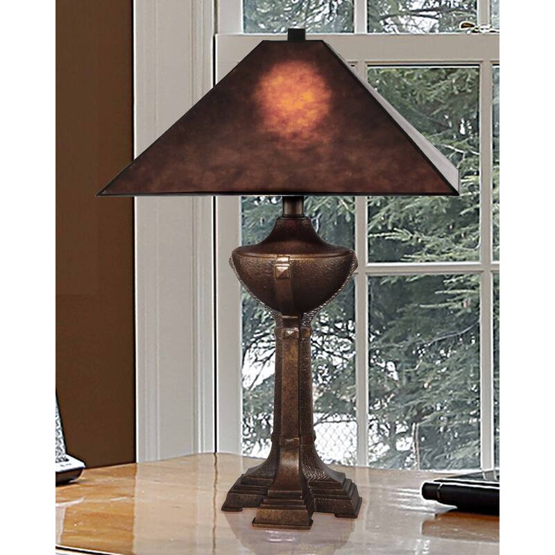 Springdale 27.75"H Adobe Hills Mica Table Lamp