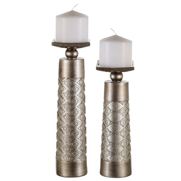 silver candle sconces