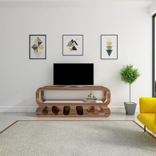 Decorotika Flintstones Open-shelf TV Stand Media Console