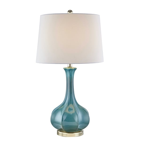 teal bedside lamp