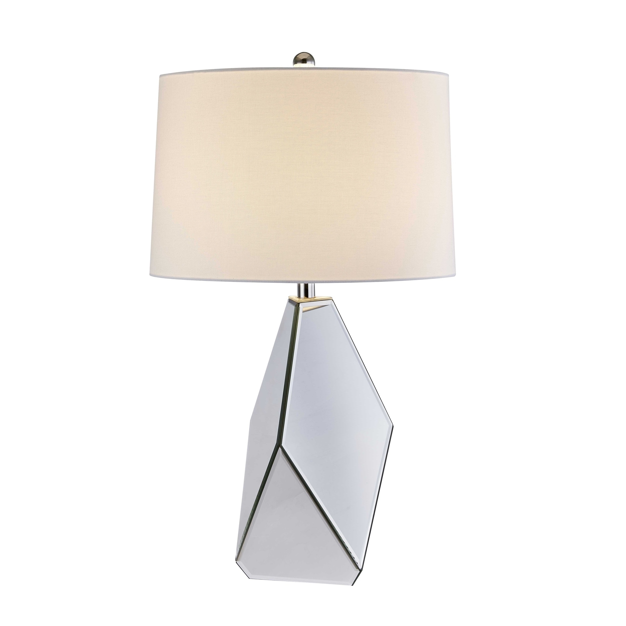 cara faceted mirror table lamp