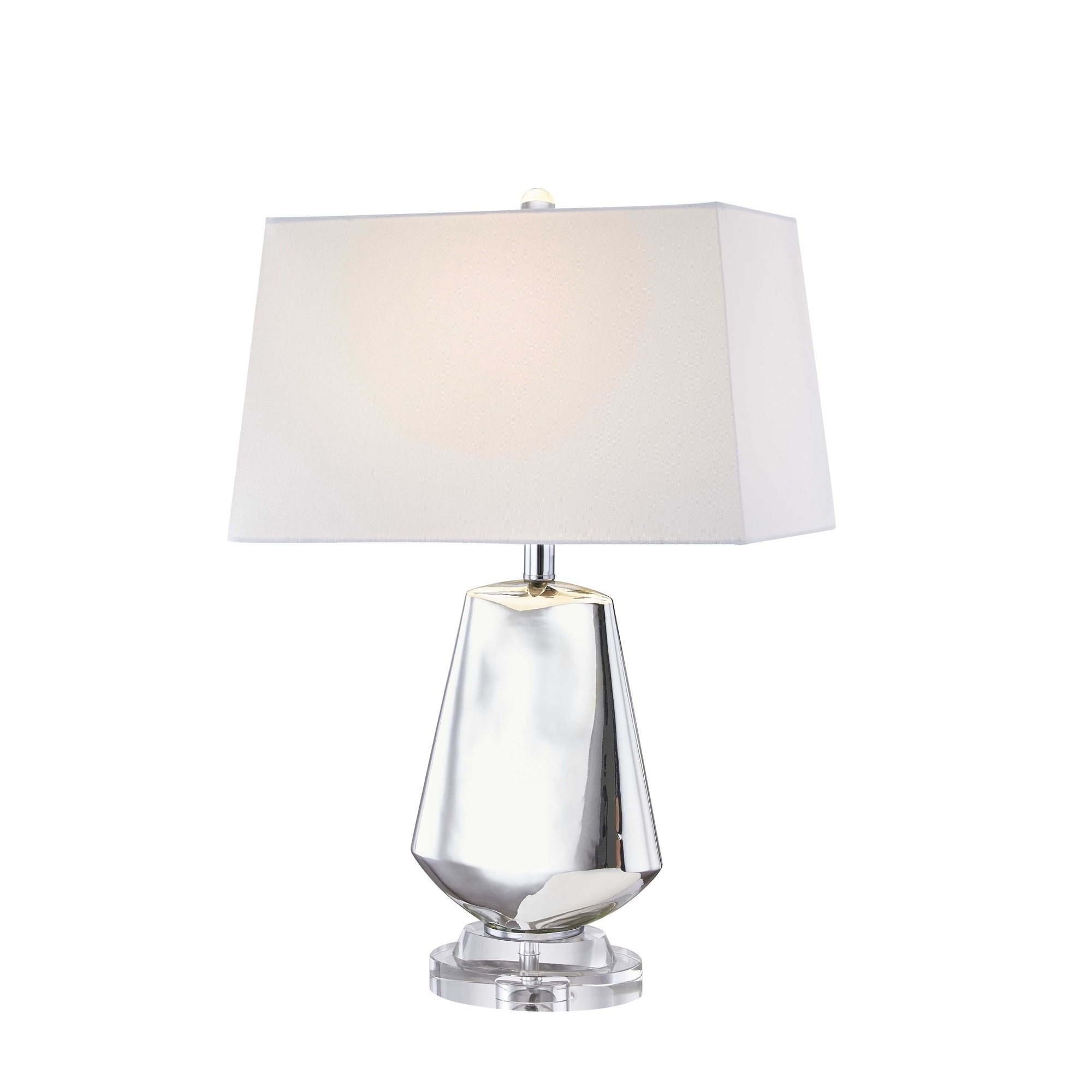 silver reading lamp