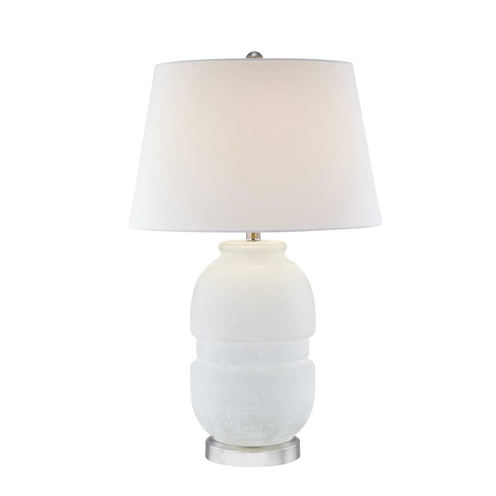 Glass Jug Table Lamp, Frost, 30"