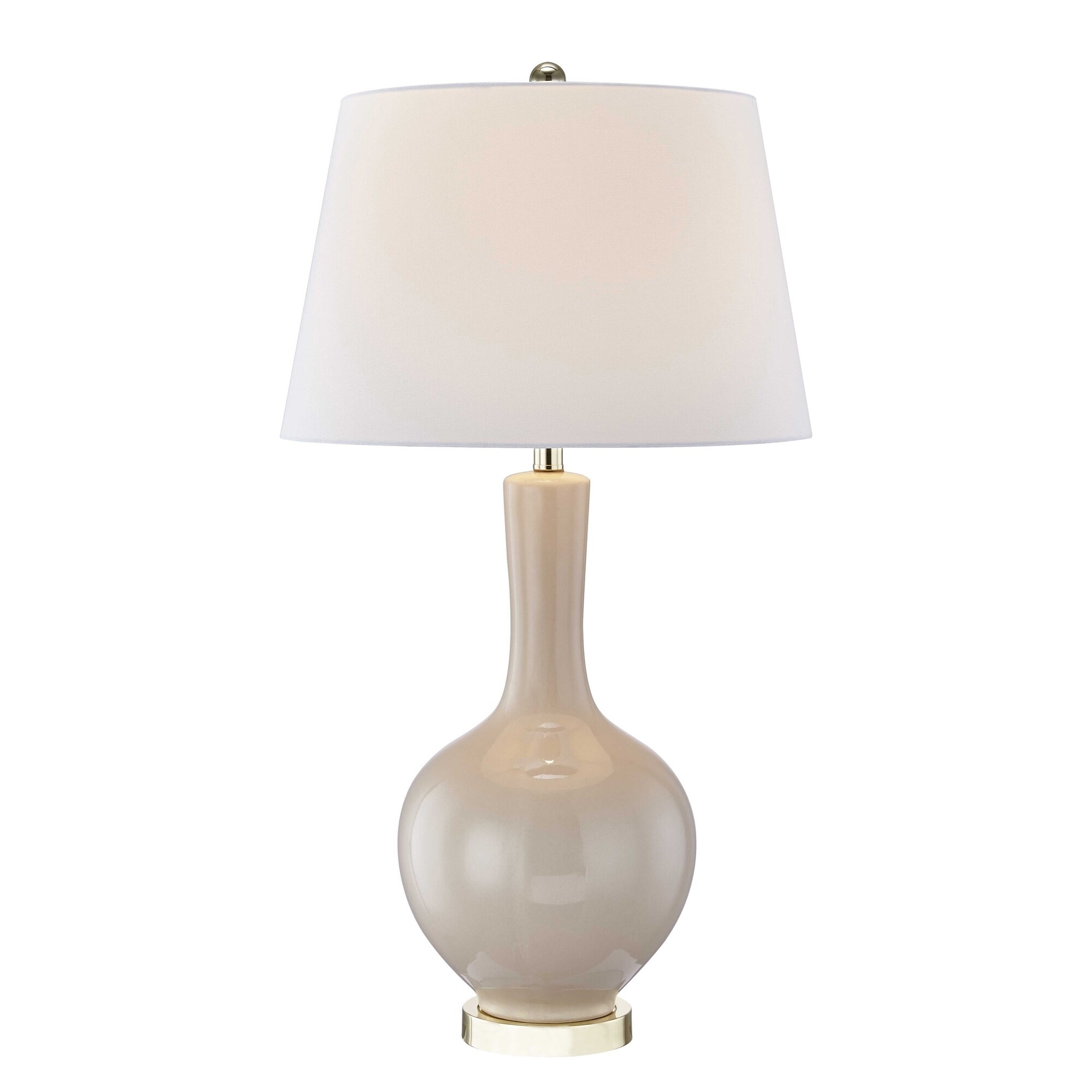 pink and grey table lamp