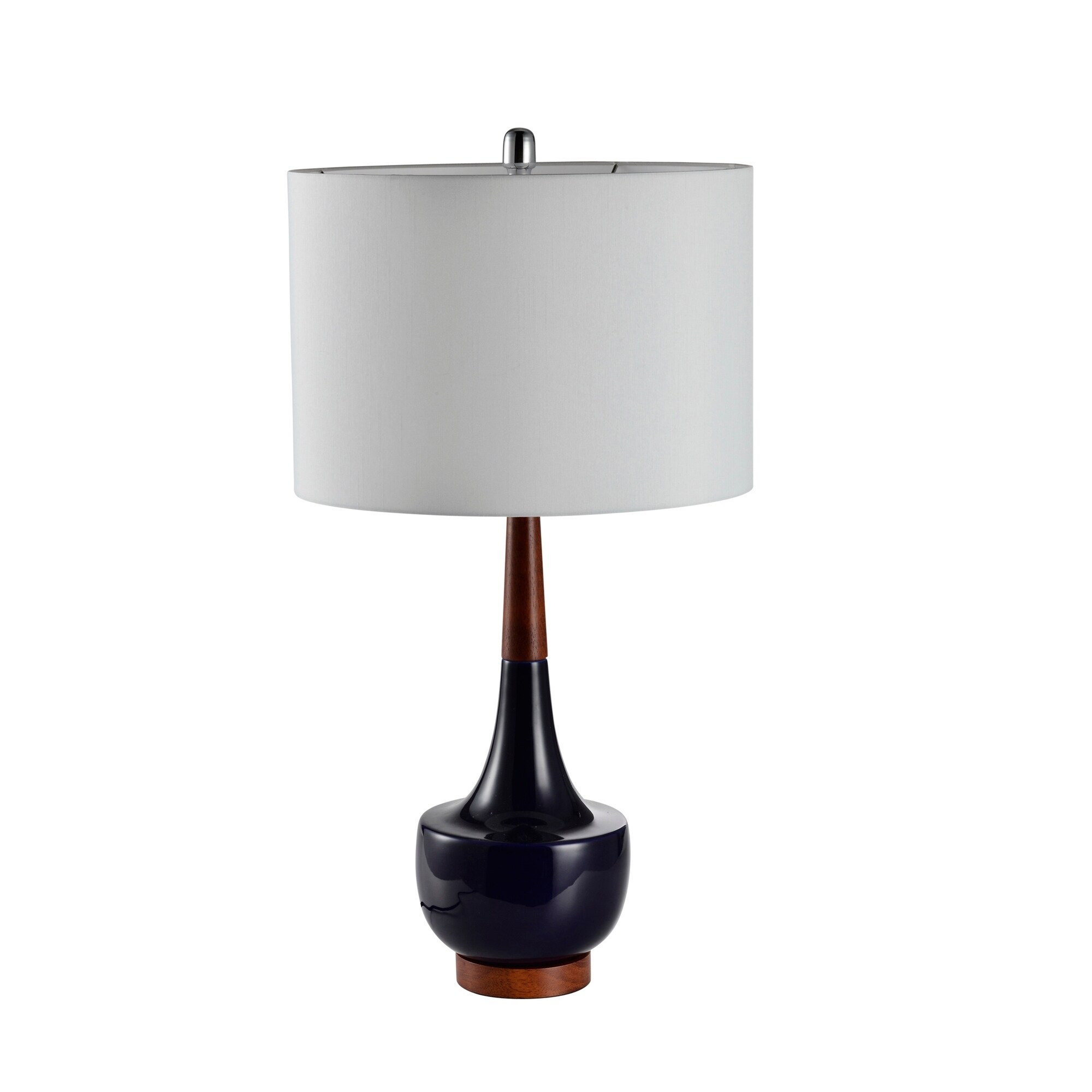 black ceramic table lamp