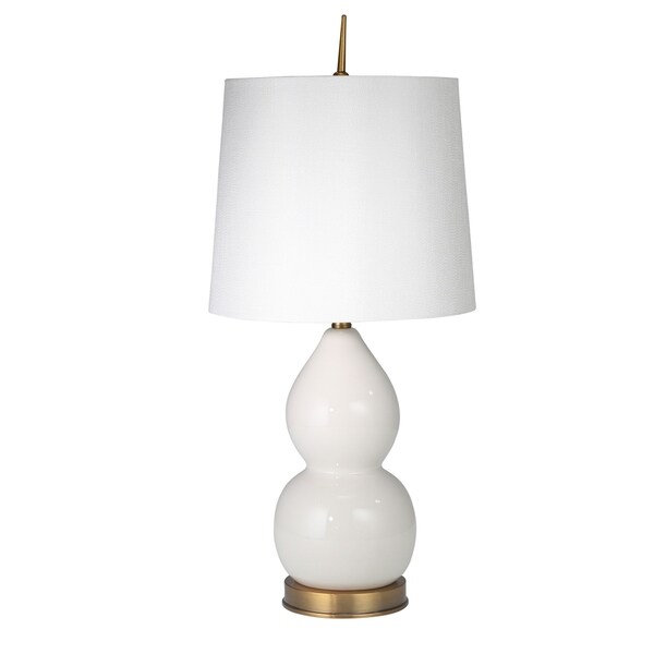 white double gourd table lamp