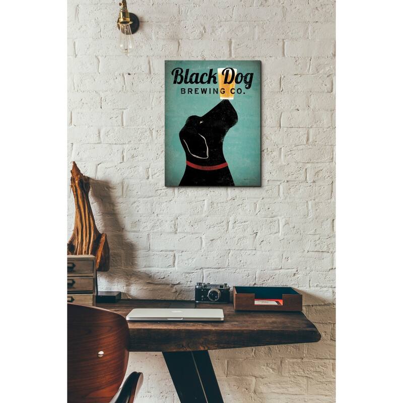 Epic Graffiti 'Black Dog Brewing Co v2' by Ryan Fowler, Giclee Canvas Wall Art