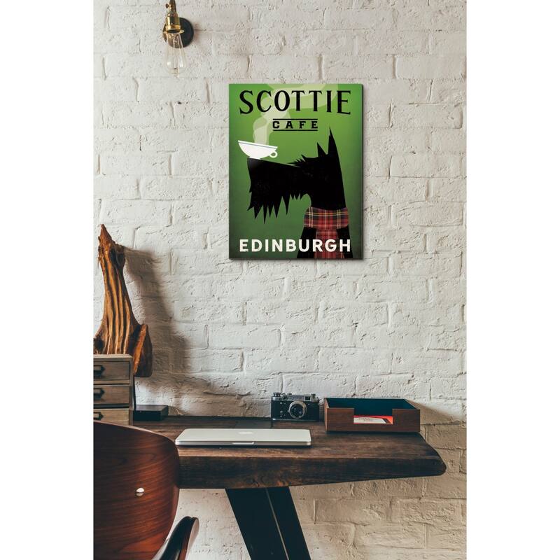 Epic Graffiti 'Scottie Cafe' by Ryan Fowler, Giclee Canvas Wall Art