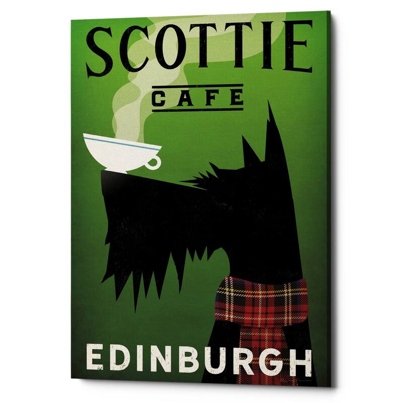 Epic Graffiti 'Scottie Cafe' by Ryan Fowler, Giclee Canvas Wall Art