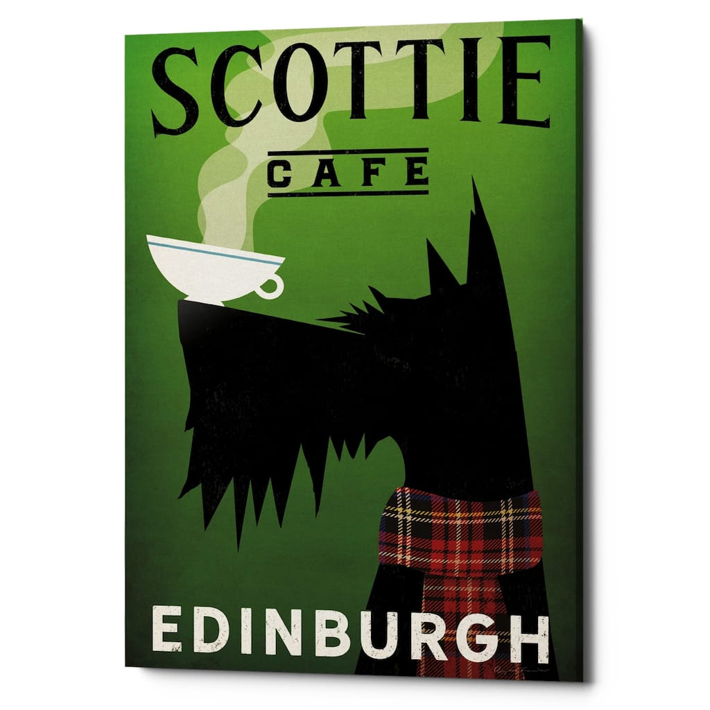 Epic Graffiti 'Scottie Cafe' by Ryan Fowler, Giclee Canvas Wall Art