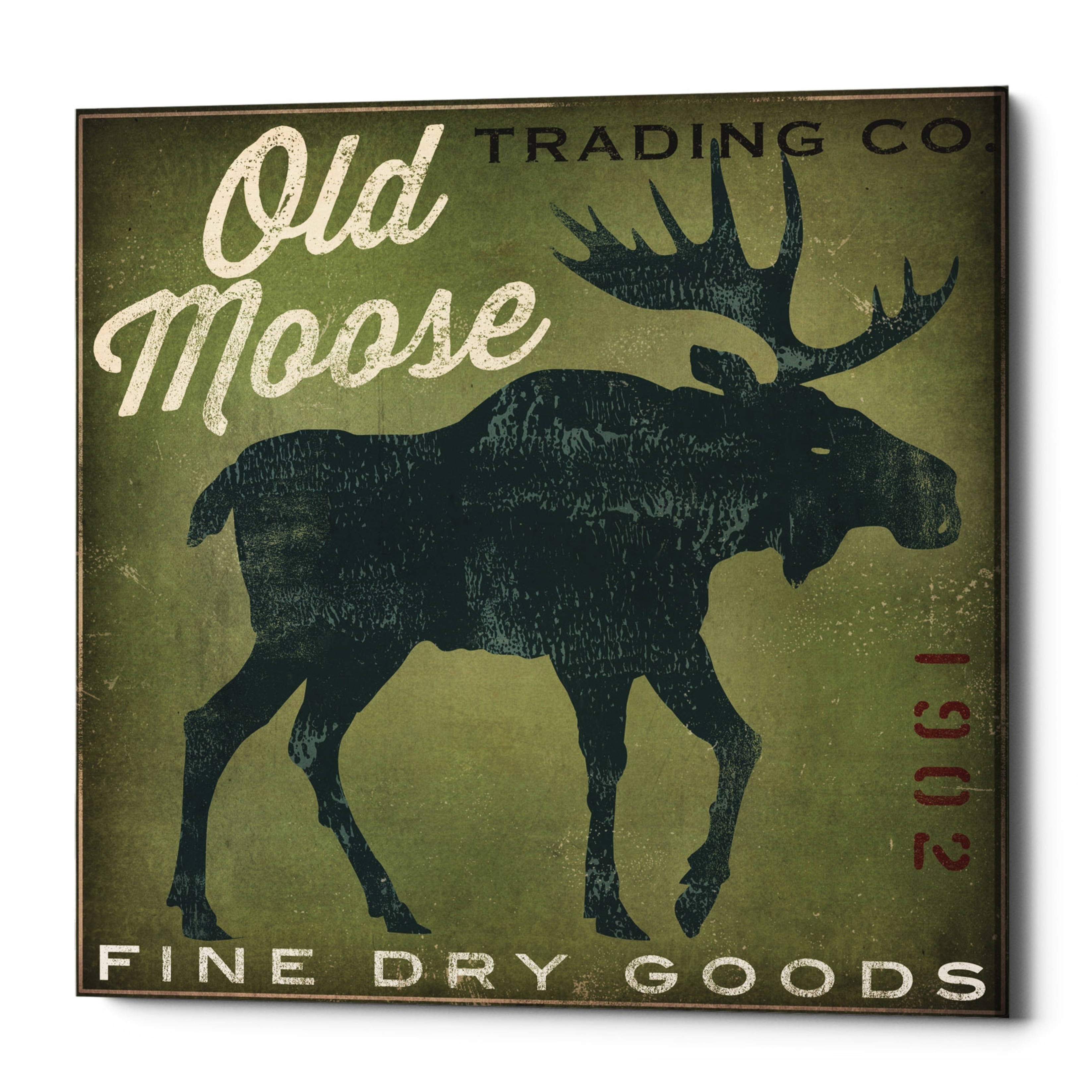 Epic Graffiti 'Old Moose Trading Co. - green' by Ryan Fowler