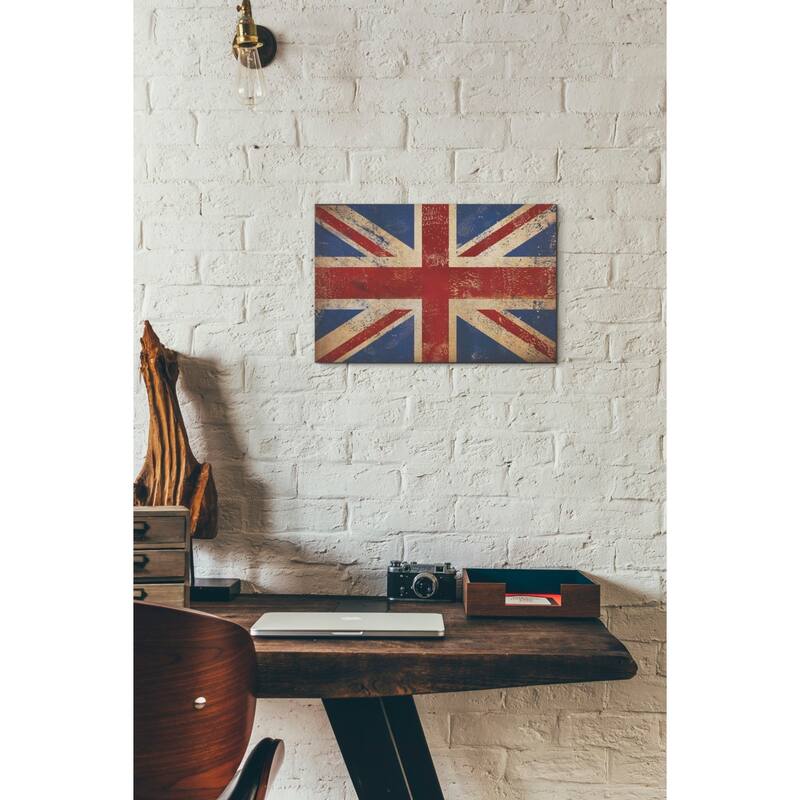 Epic Graffiti 'Union Jack' by Ryan Fowler, Giclee Canvas Wall Art