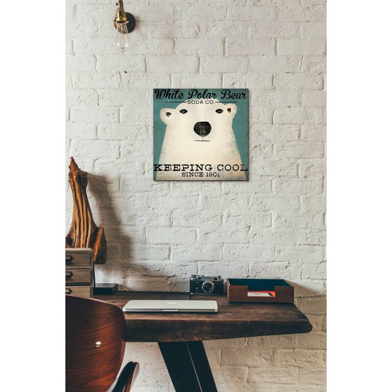 Epic Graffiti 'Polar Bear Soda Co' by Ryan Fowler, Giclee Canvas Wall Art